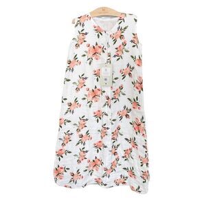 Little Unicorn Cotton Muslim Sleep Bag Watercolor Roses 18-24 months